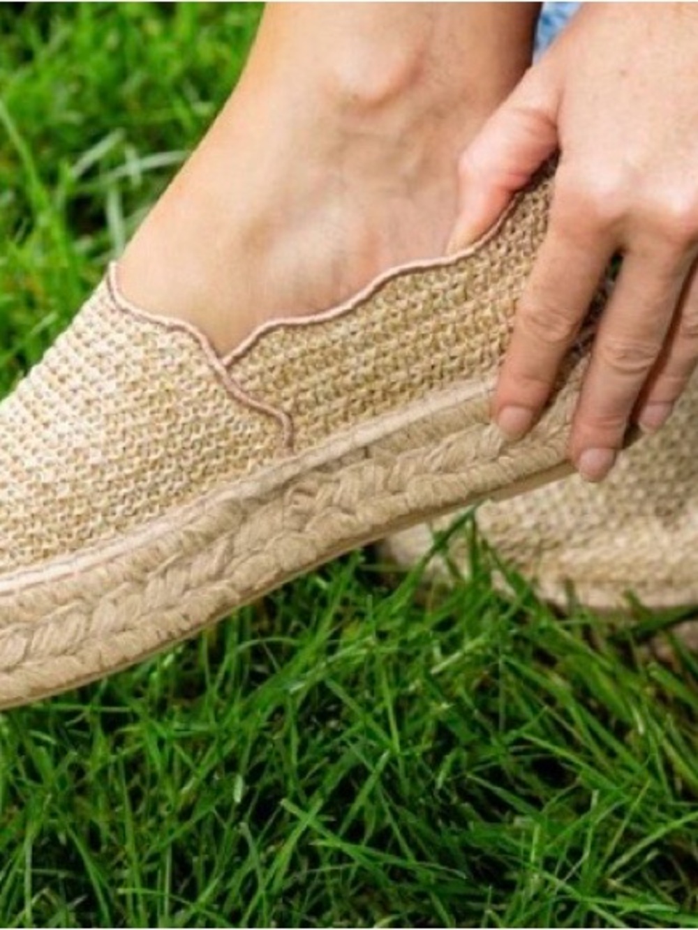 Patricia Green The Abigail Natural Woven Espadrille Slip-On - Tan